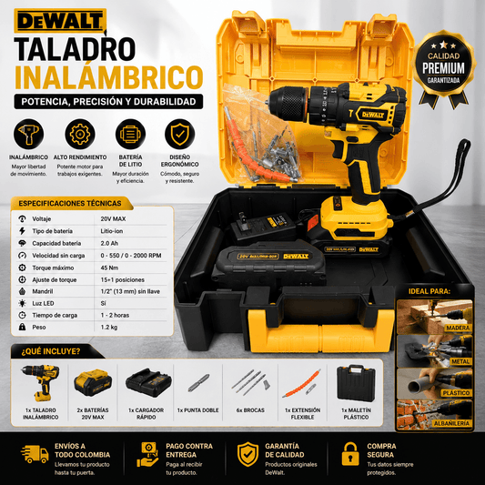 TALADRO BRUSHLESS 68V ACUATICO