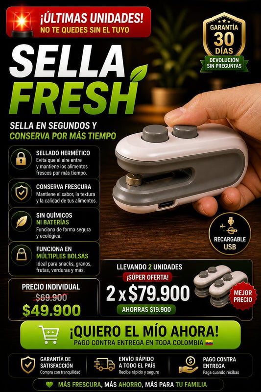 SellaFresh – Sellador Inteligente de Bolsas
