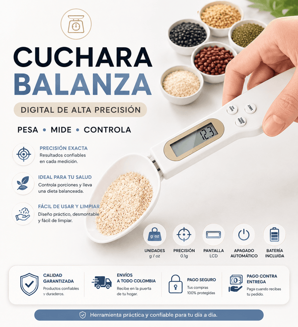 Cuchara Digital Con Gramera