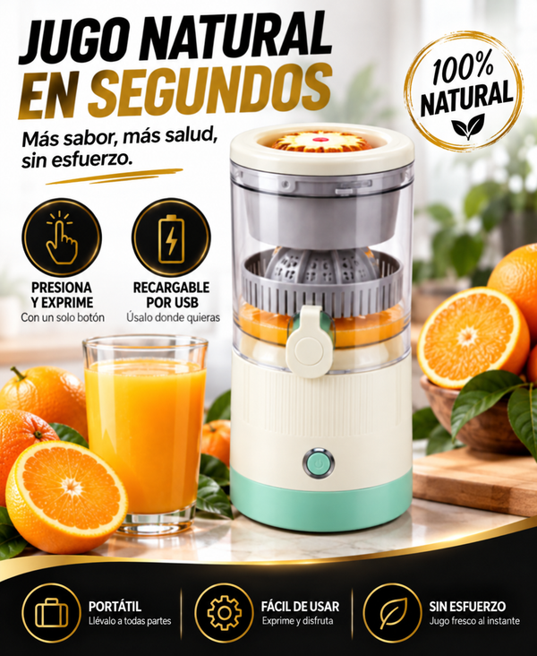 Citrus One™ – Exprimidor Eléctrico Portátil Recargable